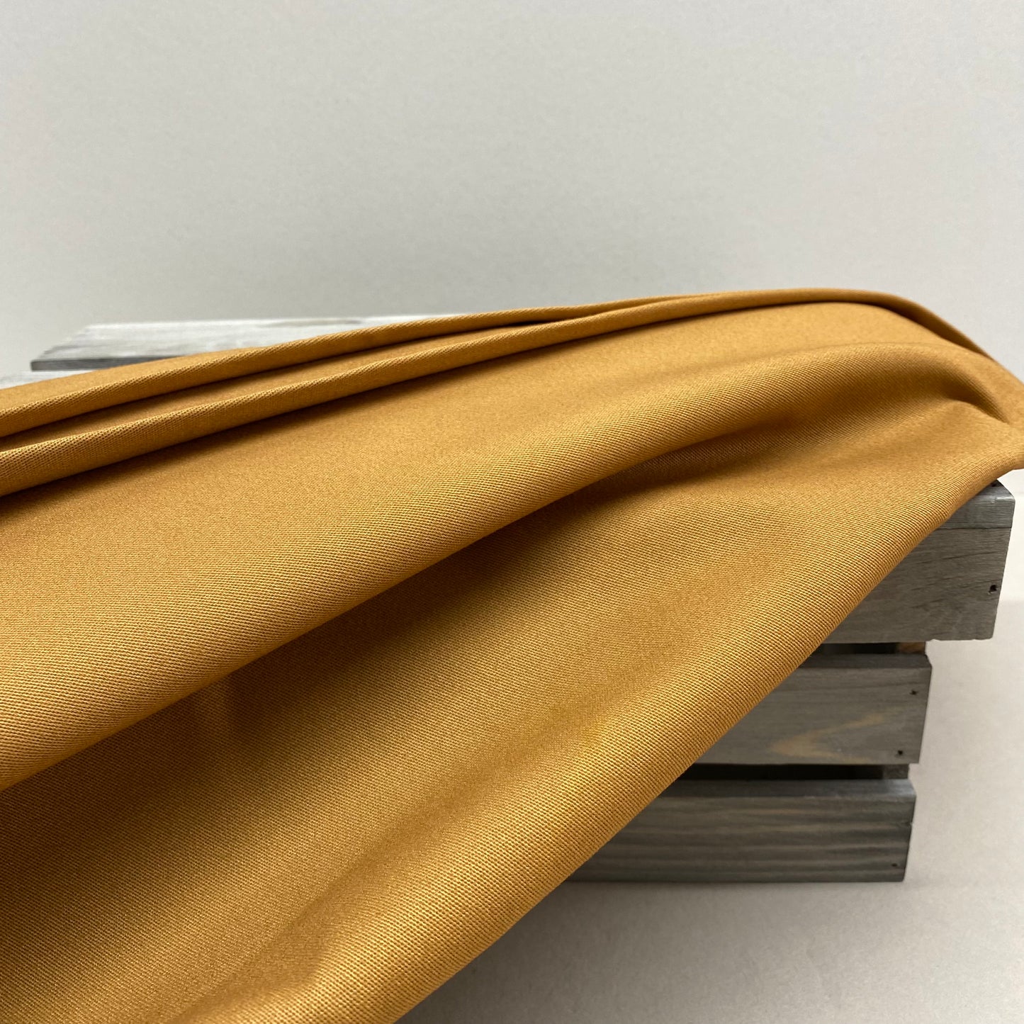 Georgia Peach Stretch Cotton Drill Caramel Delight