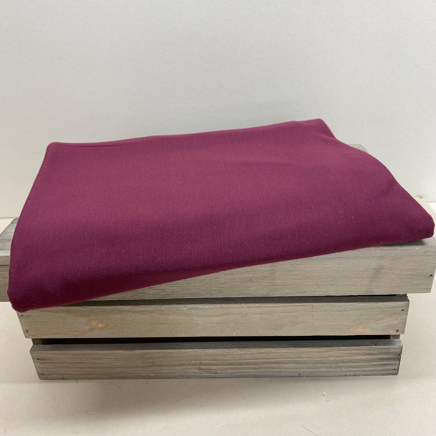 Cotton Jersey Knit Fabric Plum 1m