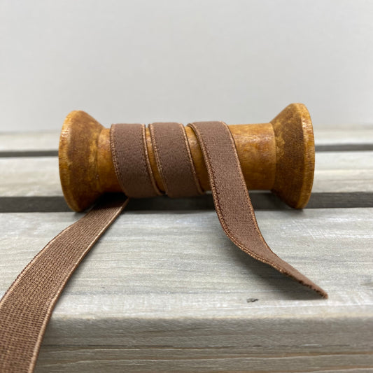 Bra Strapping Lingerie Elastic 12mm Milk Chocolate