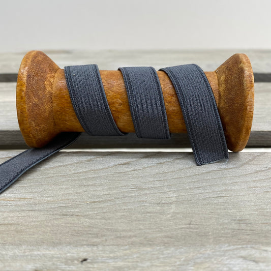 Bra Strapping Lingerie Elastic 12mm Charcoal