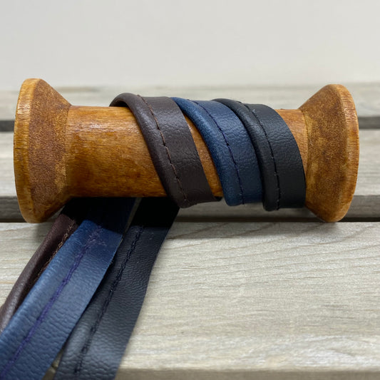 Faux Leather Insertion Piping Braid 15mm