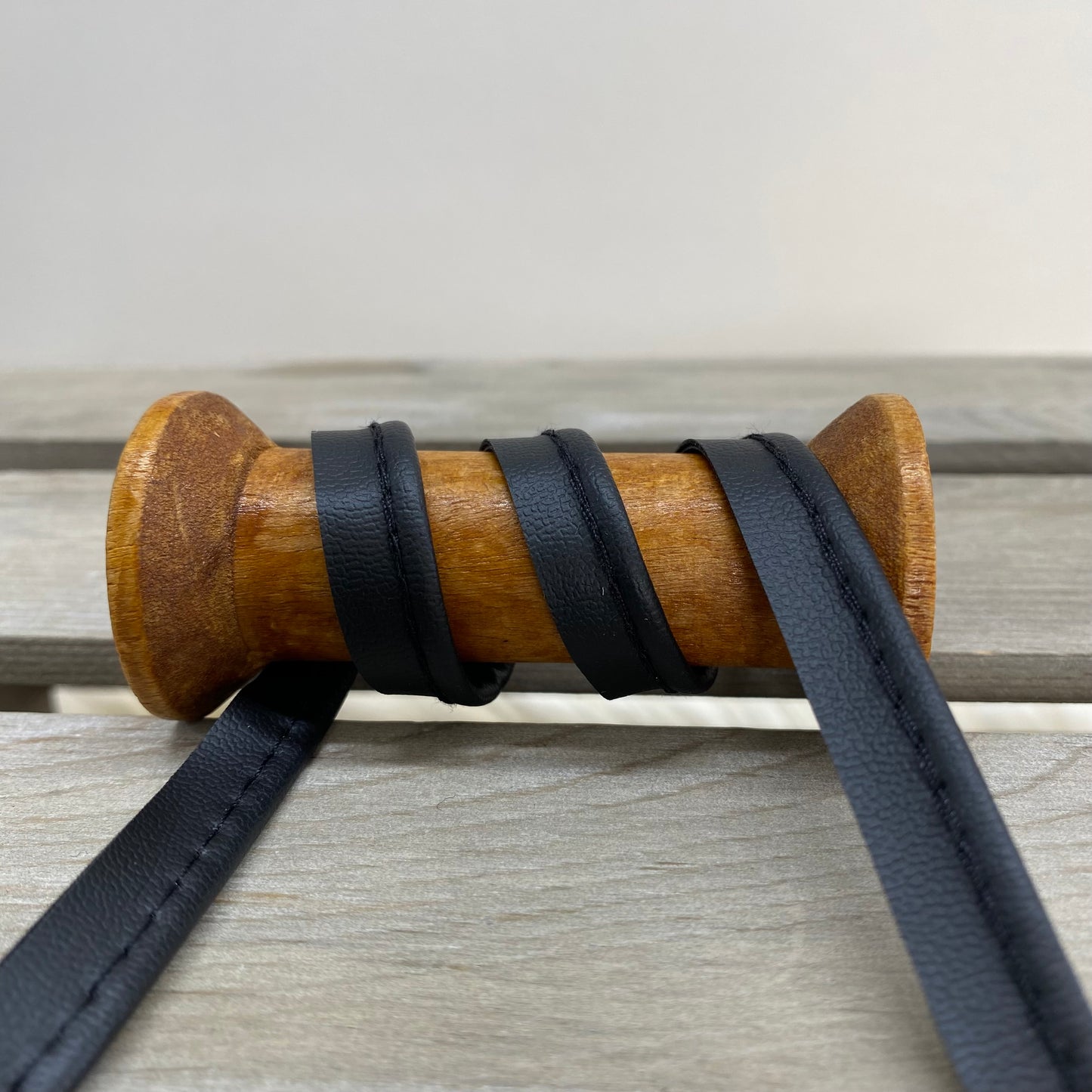 Faux Leather Insertion Piping Braid 15mm