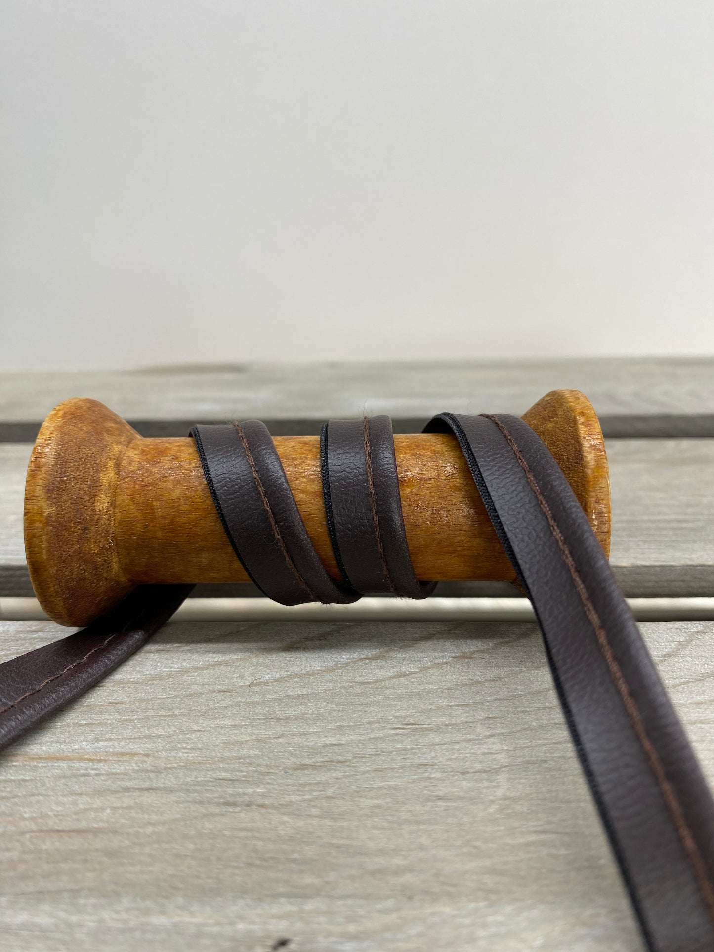 Faux Leather Insertion Piping Braid 15mm
