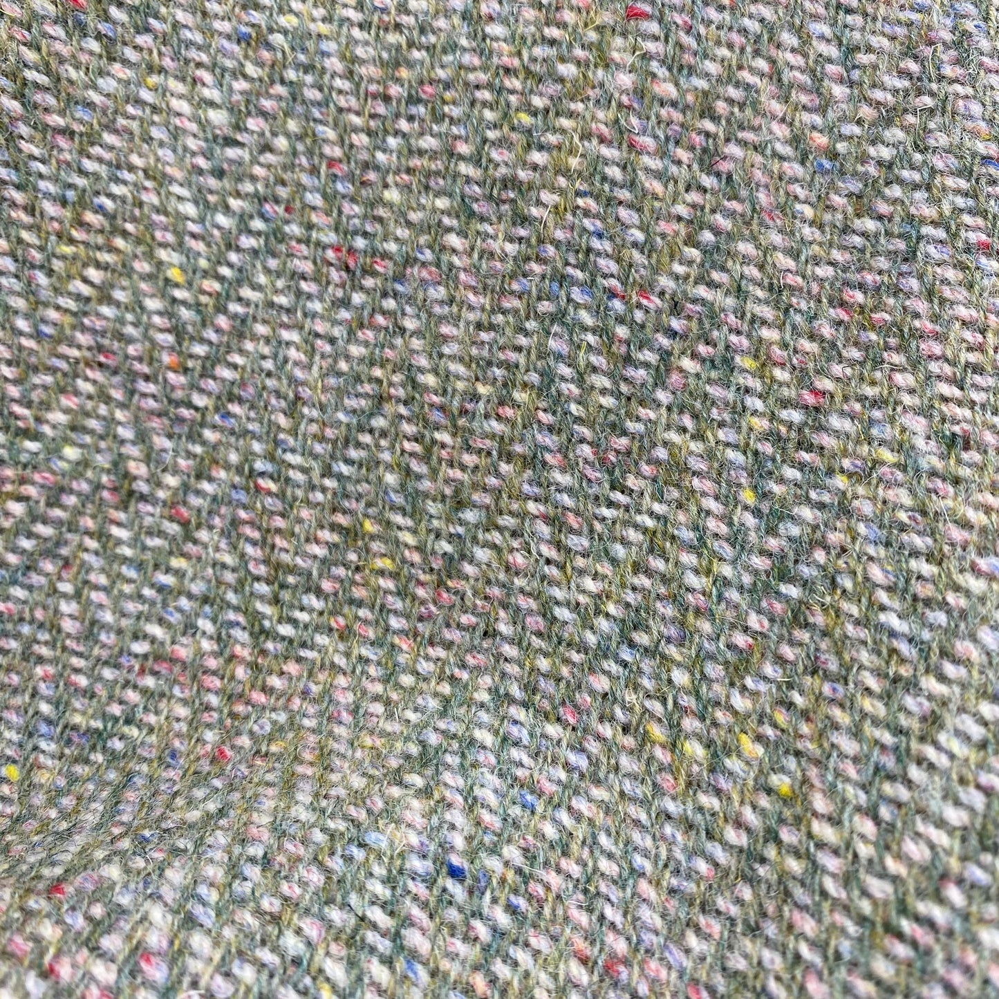 Heavy Wool Tweed Green 3m