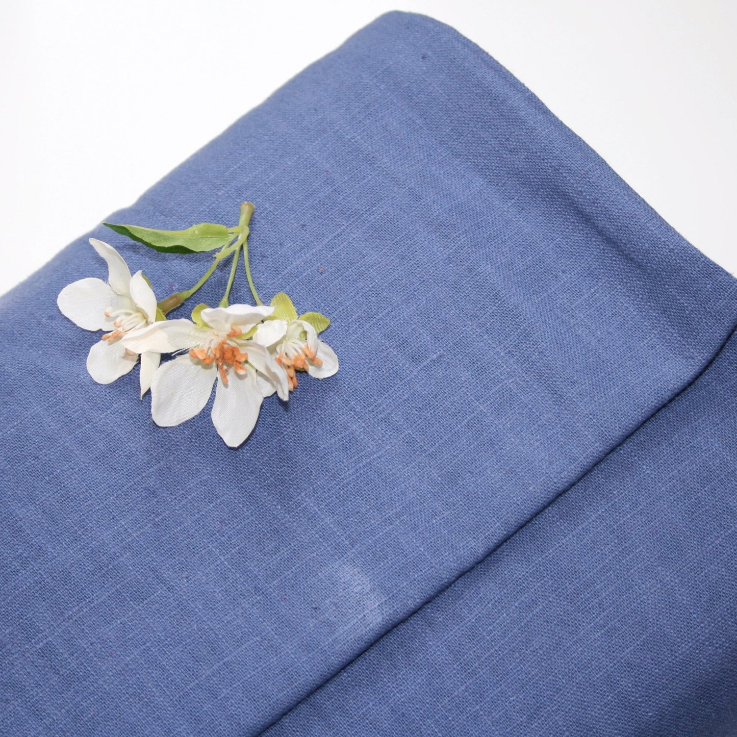 Rebekah Linen Dressmaking Fabric Jeans 0.95m