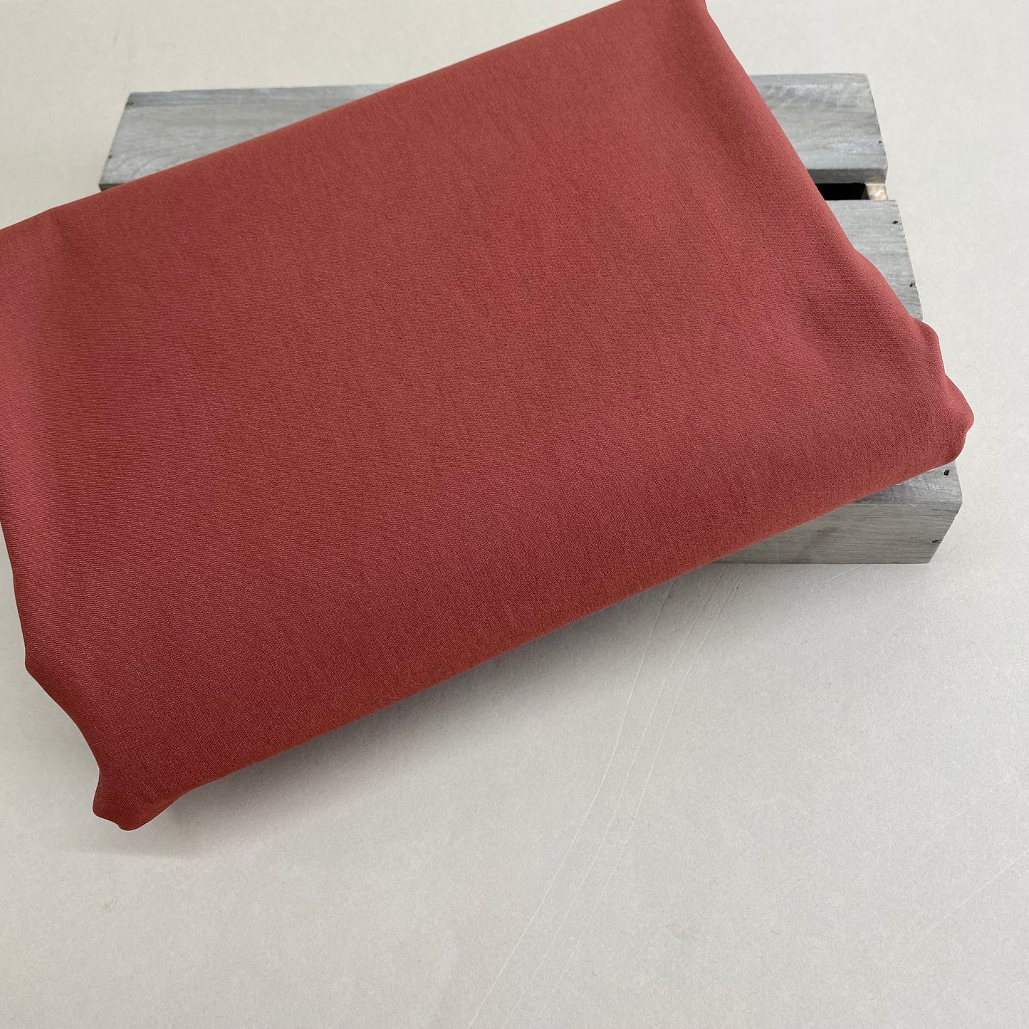 Stretch Viscose Bengaline Fabric Spice