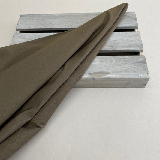 Stretch Viscose Bengaline Fabric Olive