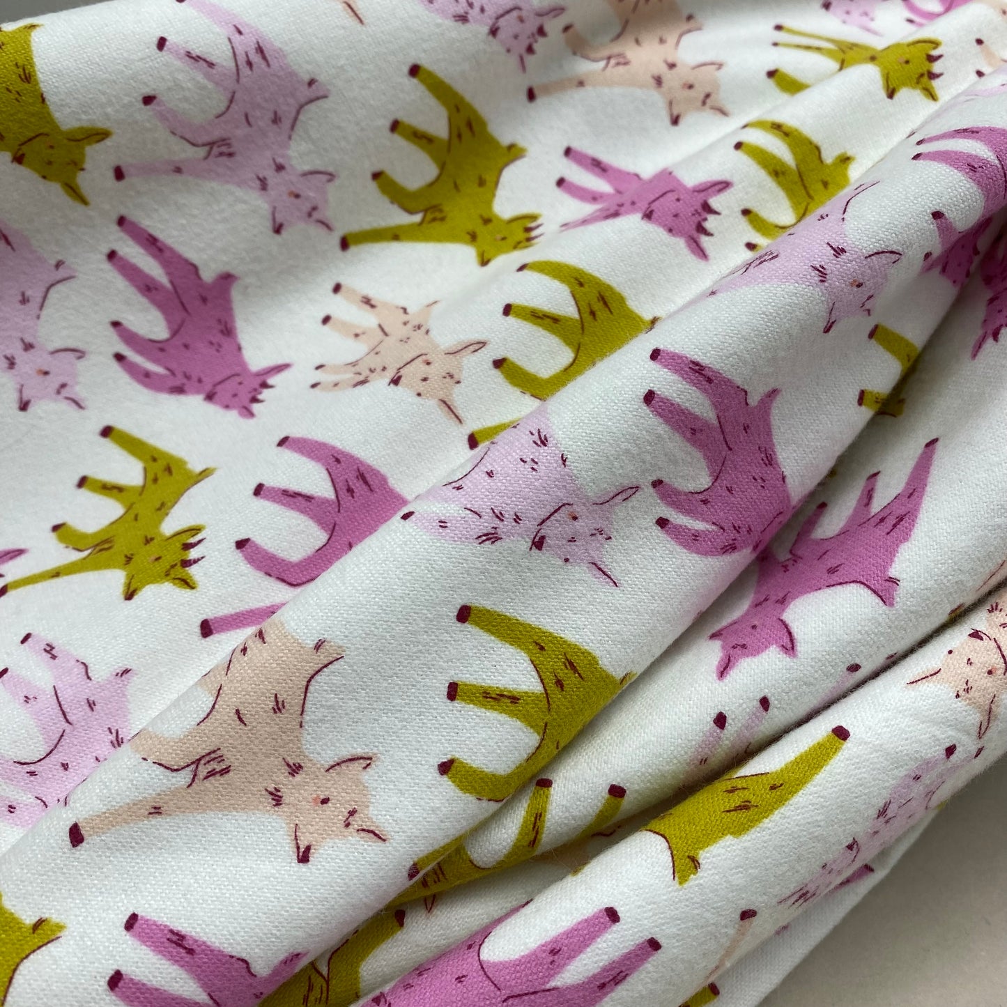 Art Gallery Goating Glee Flannel from Cottage Grove