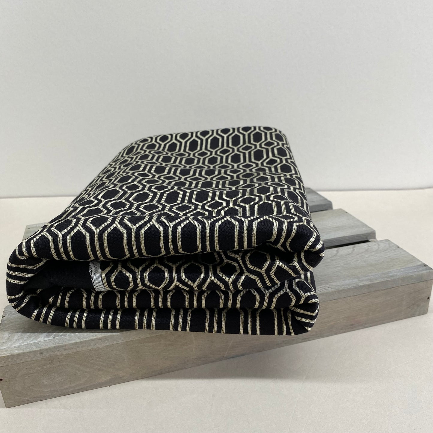 Black Aztec Print Sweater Knit