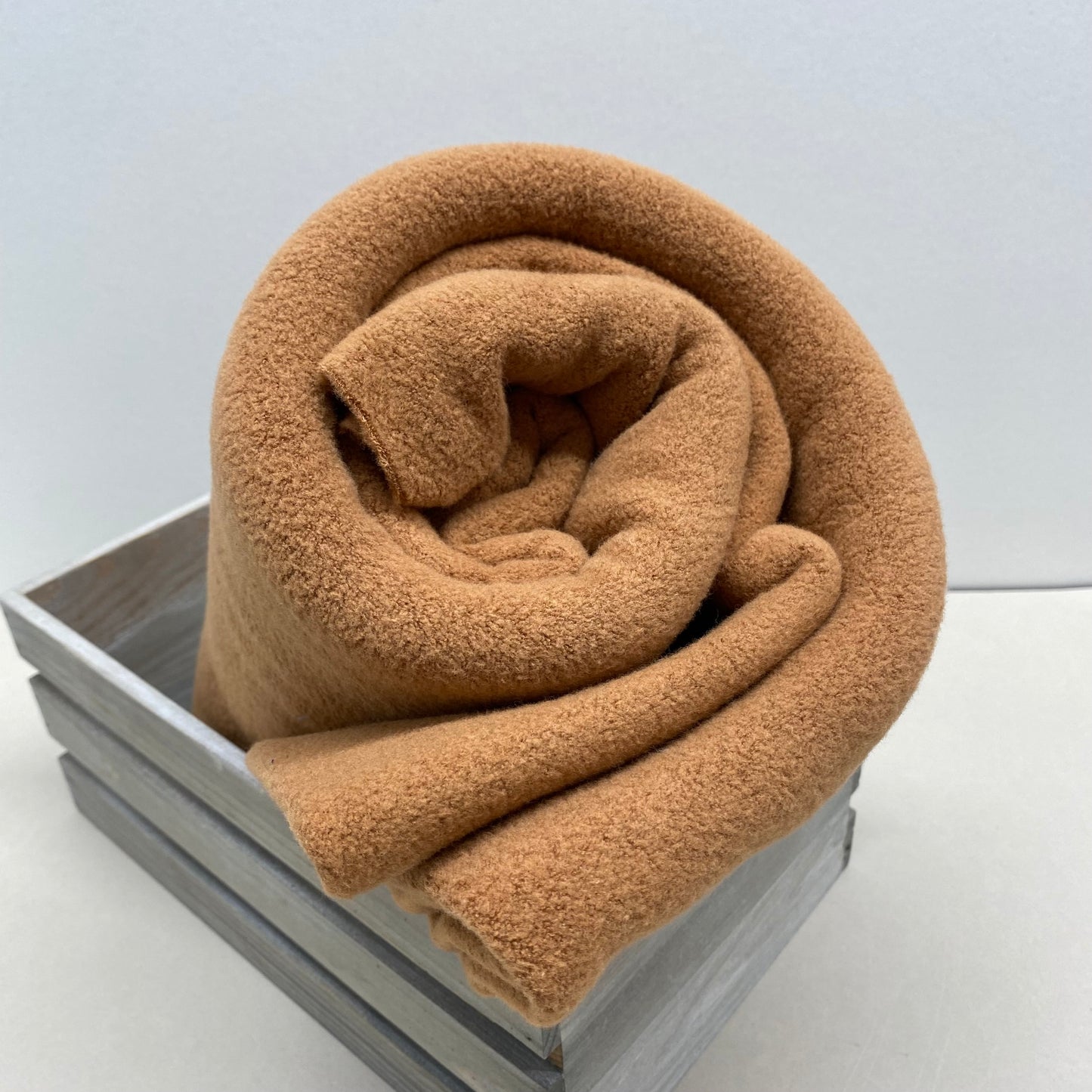 Shelly Pure Cotton Double Fleece Caramel