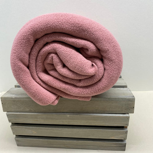 Shelly Pure Cotton Double Fleece Rose