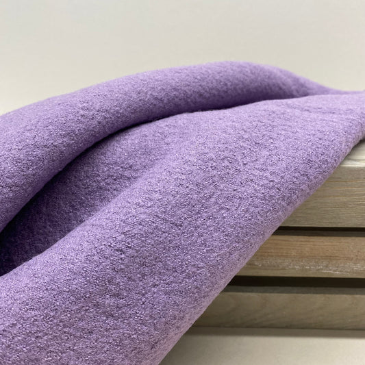 Sarah Boiled Wool Viscose Blend Lilac 2m
