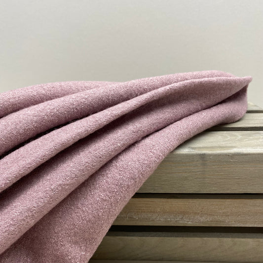 Sarah Boiled Wool Viscose Blend Dusty Pink 2m