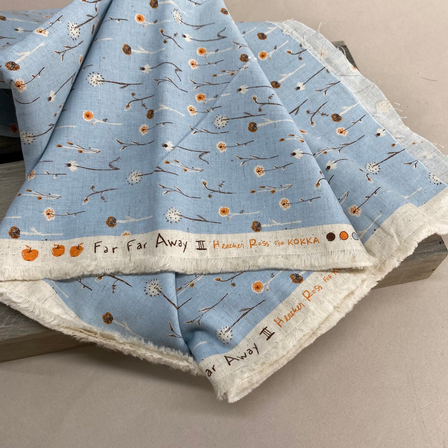 Far Far Away Cotton Print by Kokka 1.8m