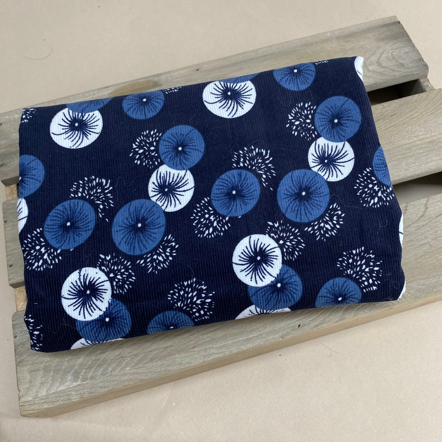 Japanese Print Velvet Corduroy 0.55cm