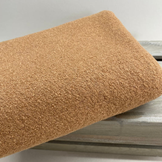 Sarah Boiled Wool Viscose Blend Caramel 0.65m