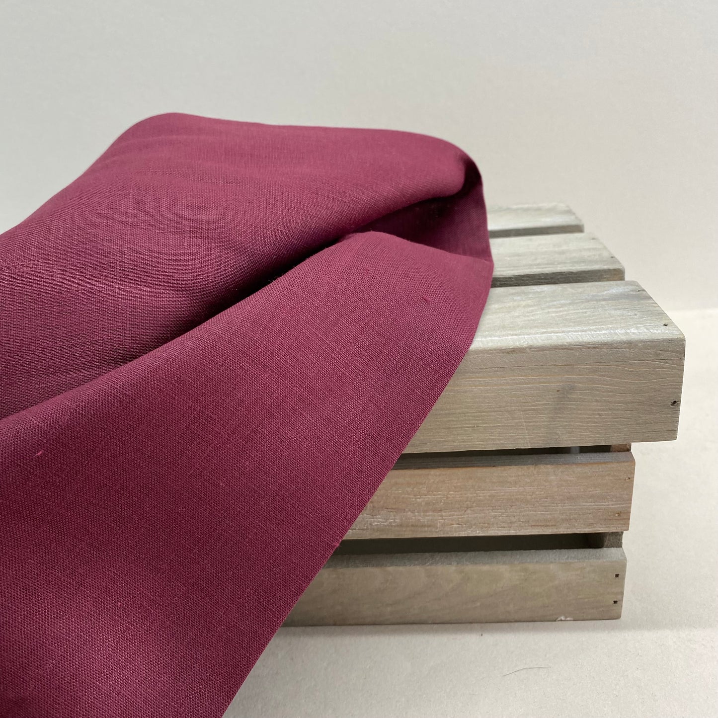 Francesca Linen Dressmaking Fabric Boysenberry