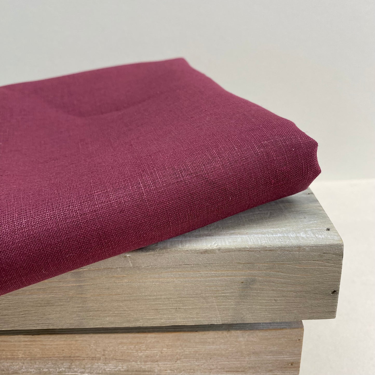 Francesca Linen Dressmaking Fabric Boysenberry