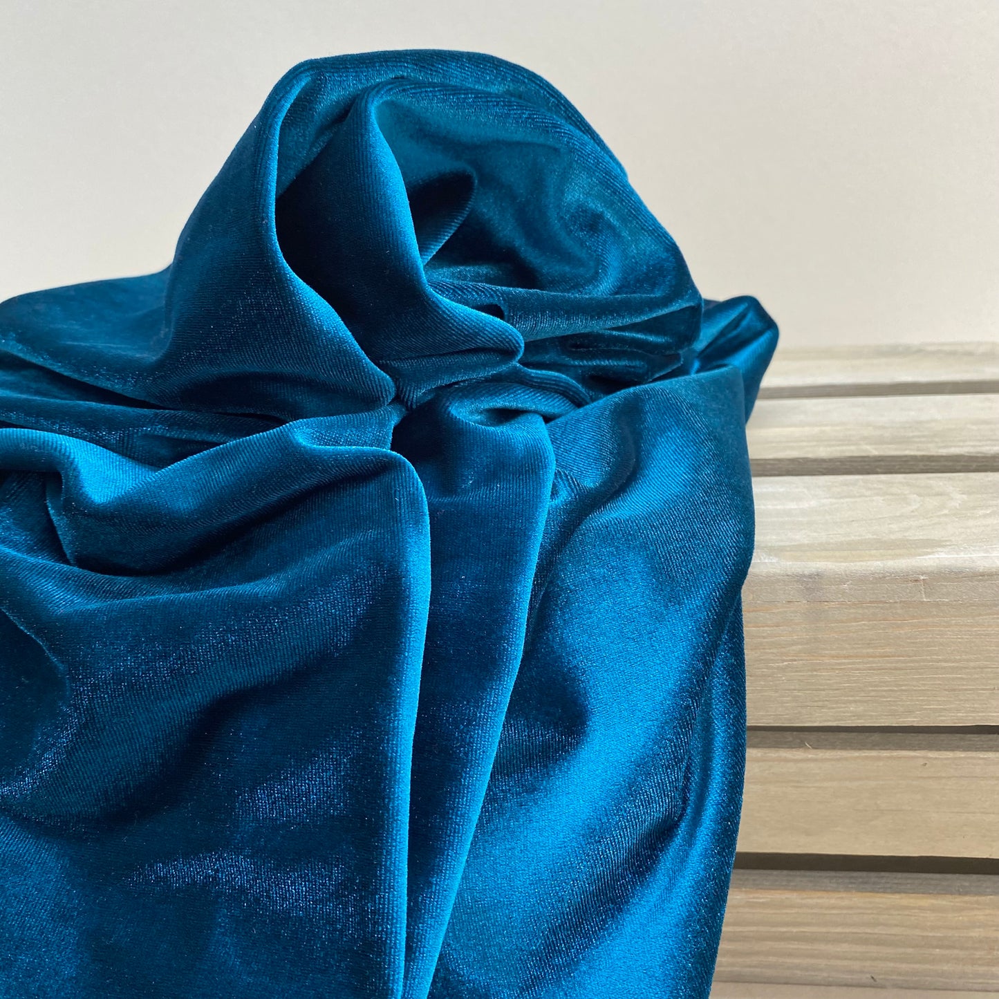 Stretch Velvet Teal 2m