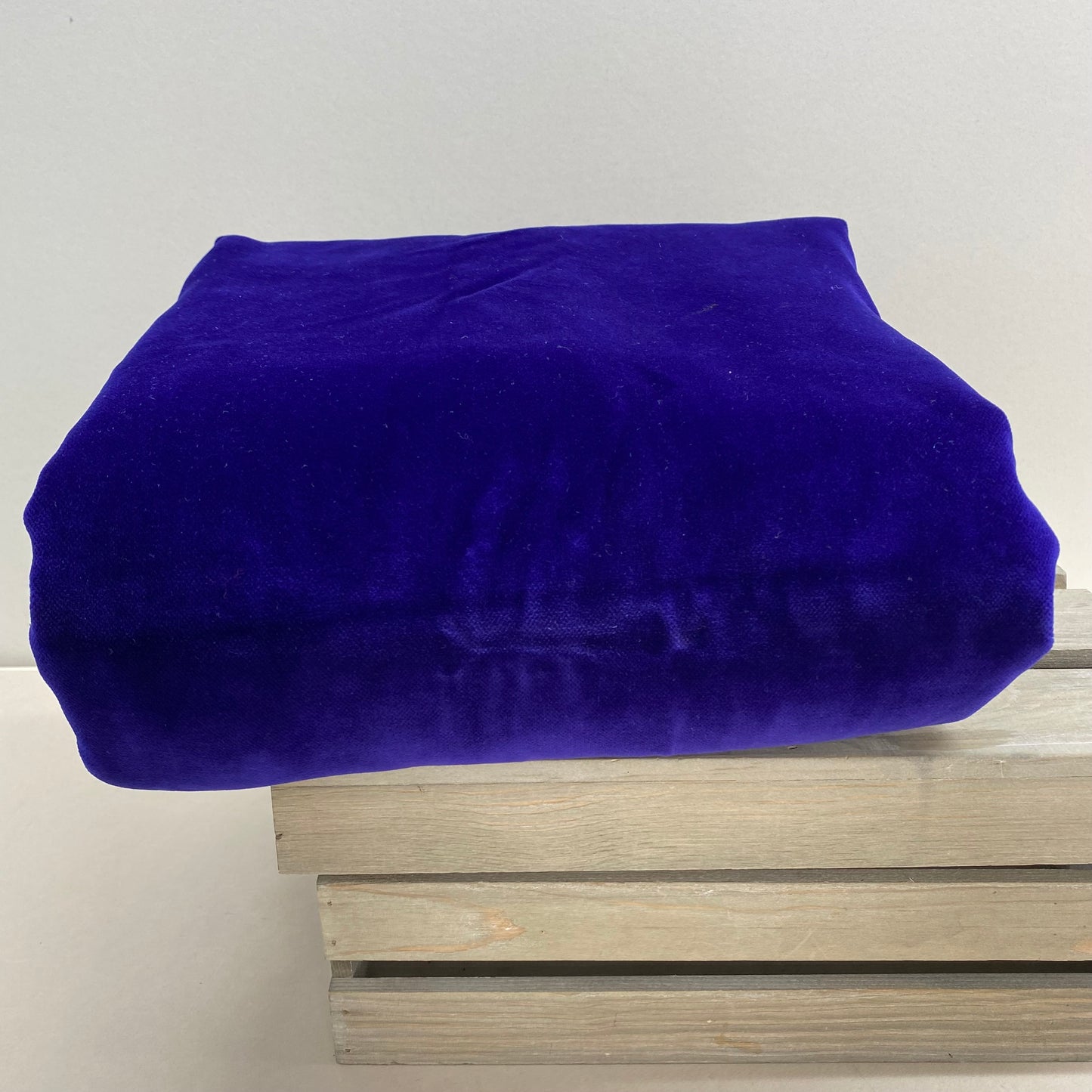 Cotton Velvet Cadbury's Purple 2m