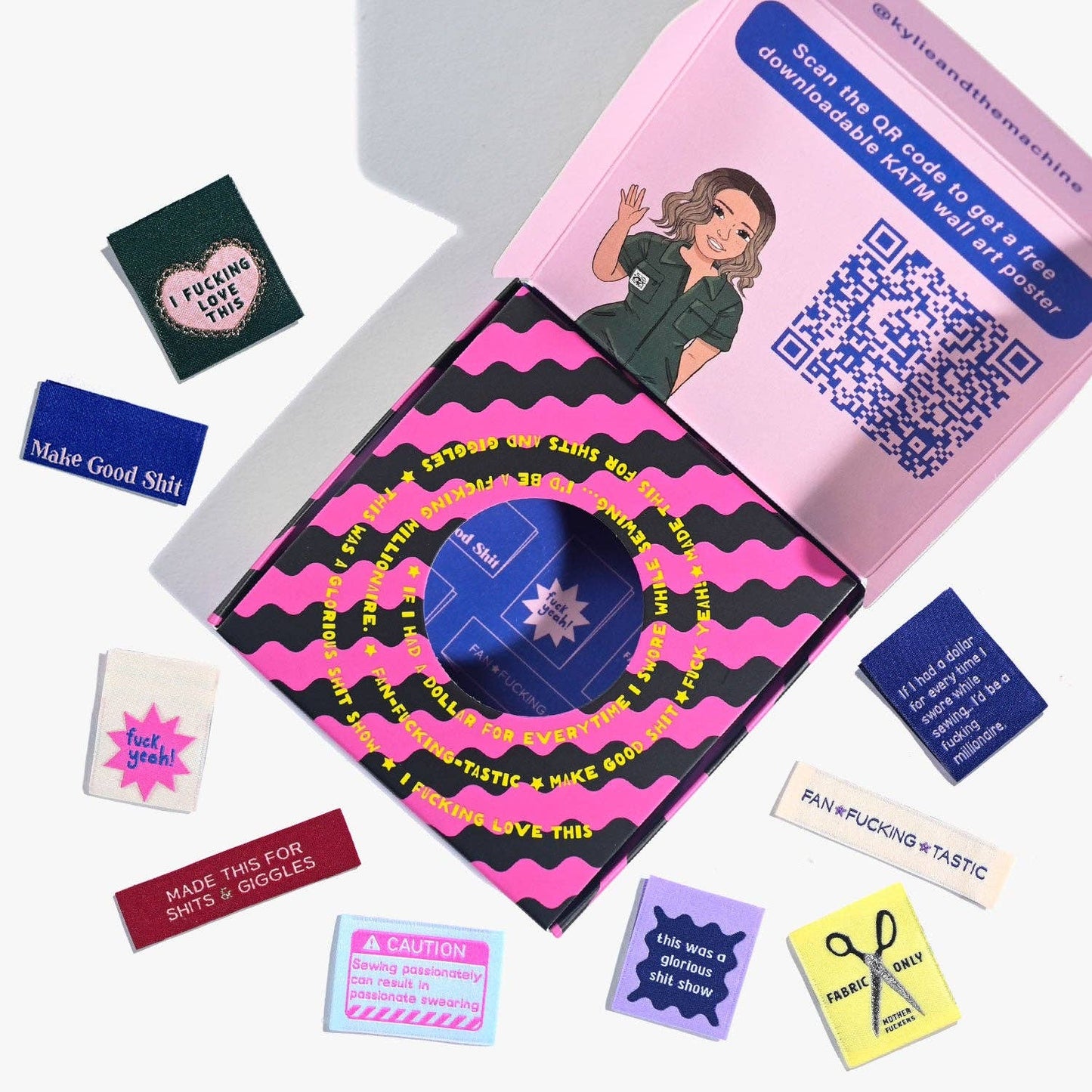 The Sweary Sewist #4 Label Box Set Collection by Kylie and The Machine