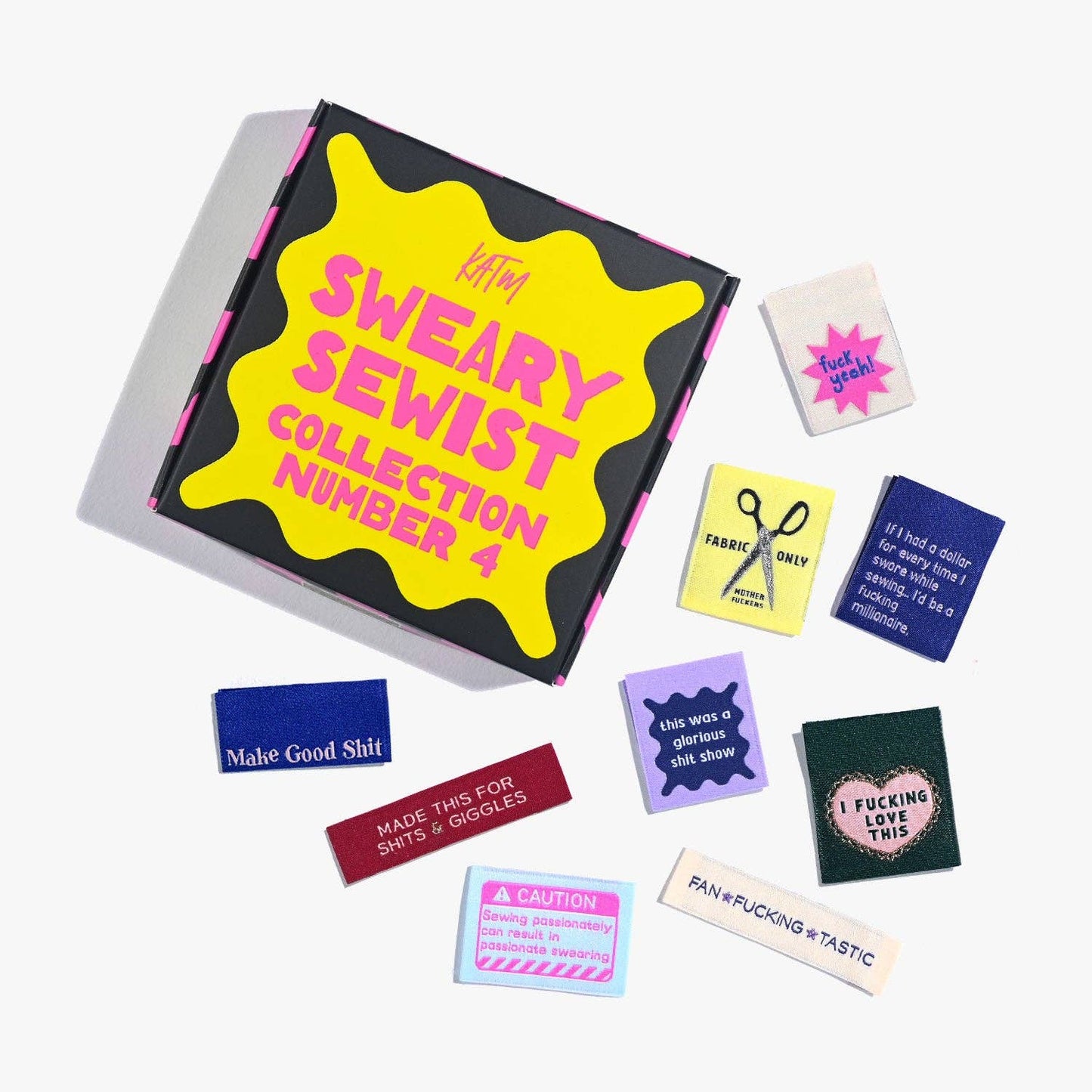 The Sweary Sewist #4 Label Box Set Collection by Kylie and The Machine