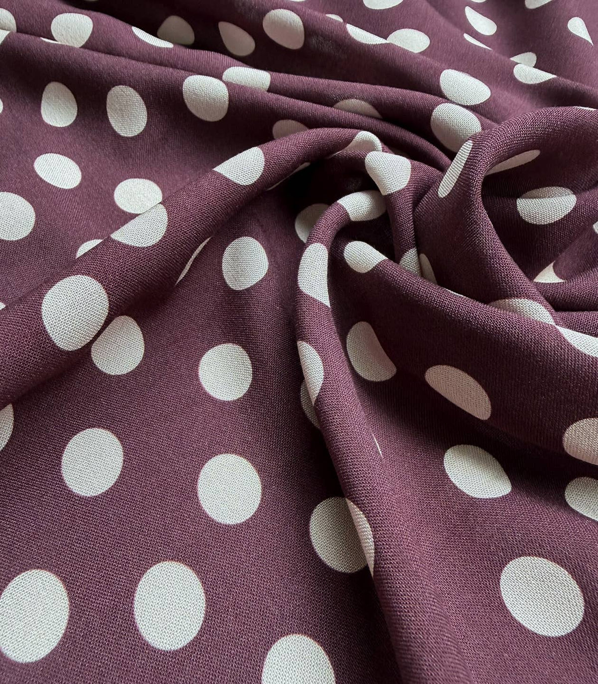 Cousette Polka Dot Viscose Plum