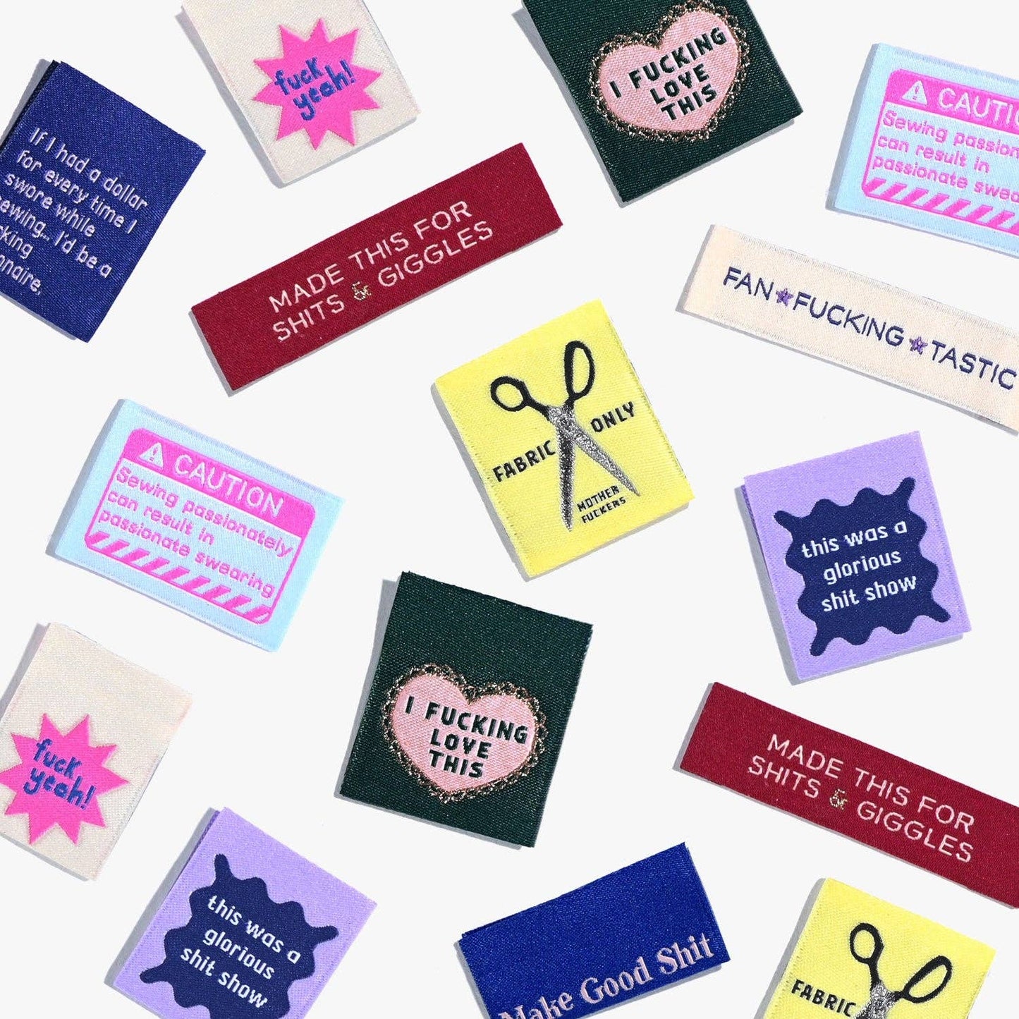 The Sweary Sewist #4 Label Box Set Collection by Kylie and The Machine