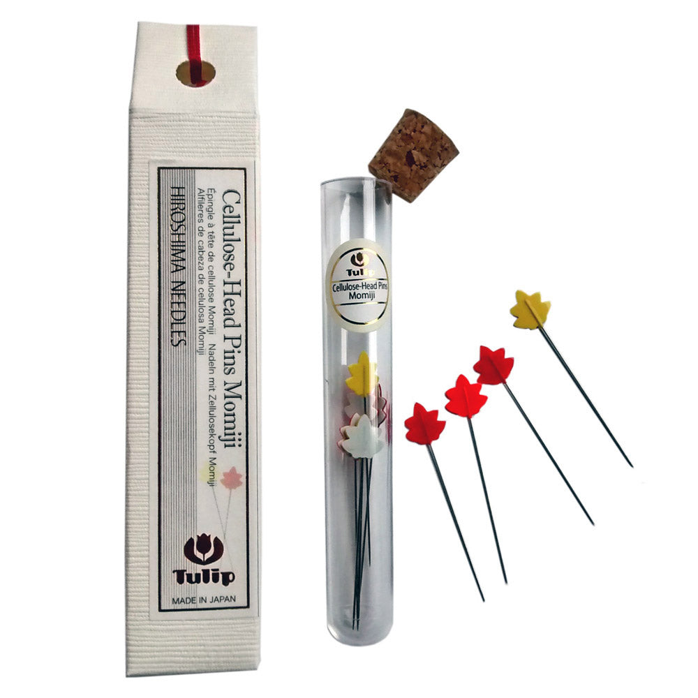Tulip Hiroshima Cellulose Momiji Head Thin Pins