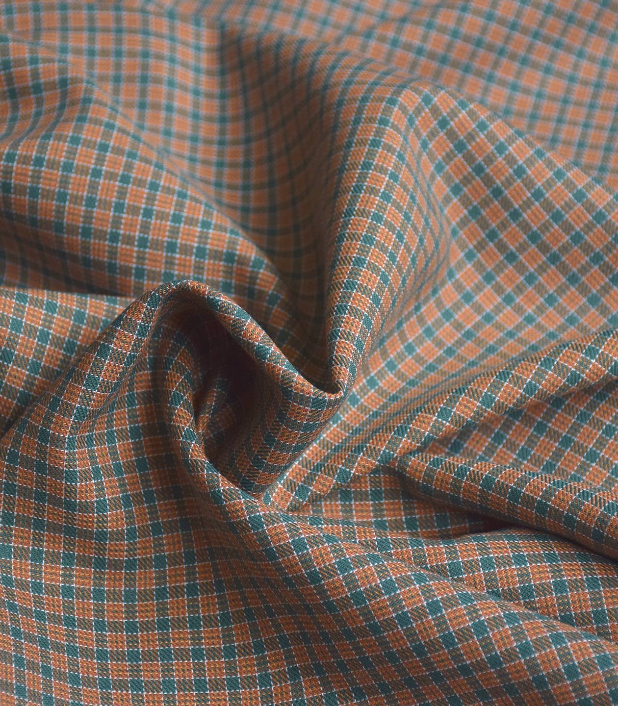 Cousette Moreen Plaid Toffee Cotton Fabric