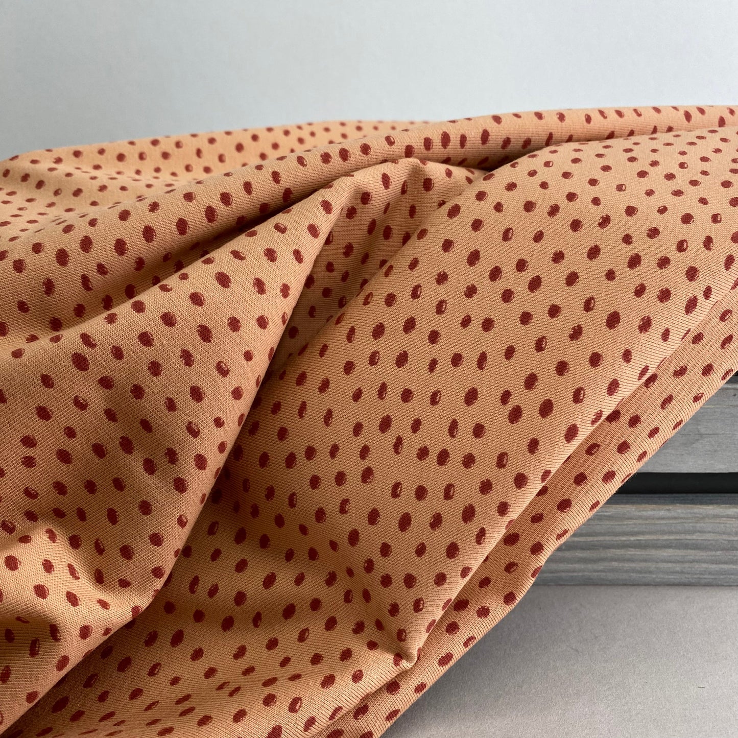 Splodge Jersey Knit Biscotti 1.5m