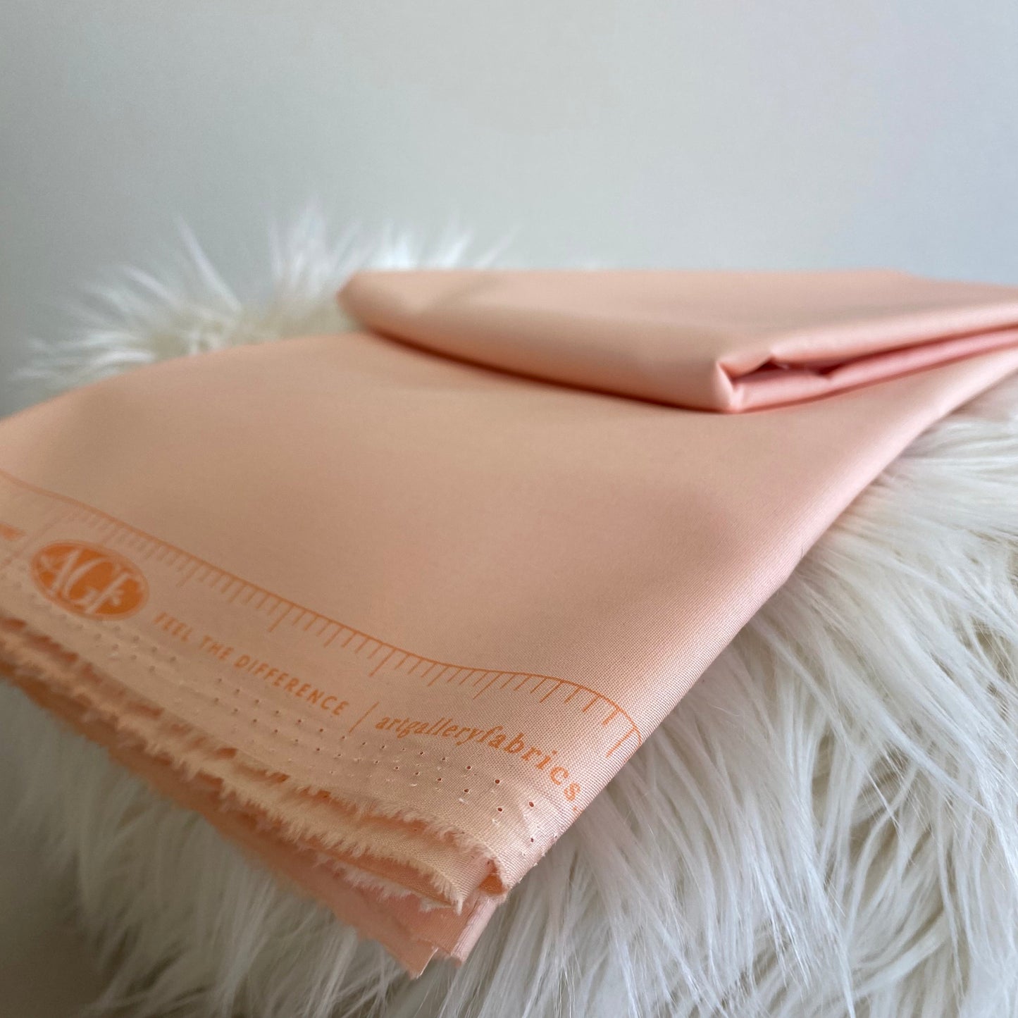 Art Gallery Peach Sherbet Cotton Solid FAT QUARTER