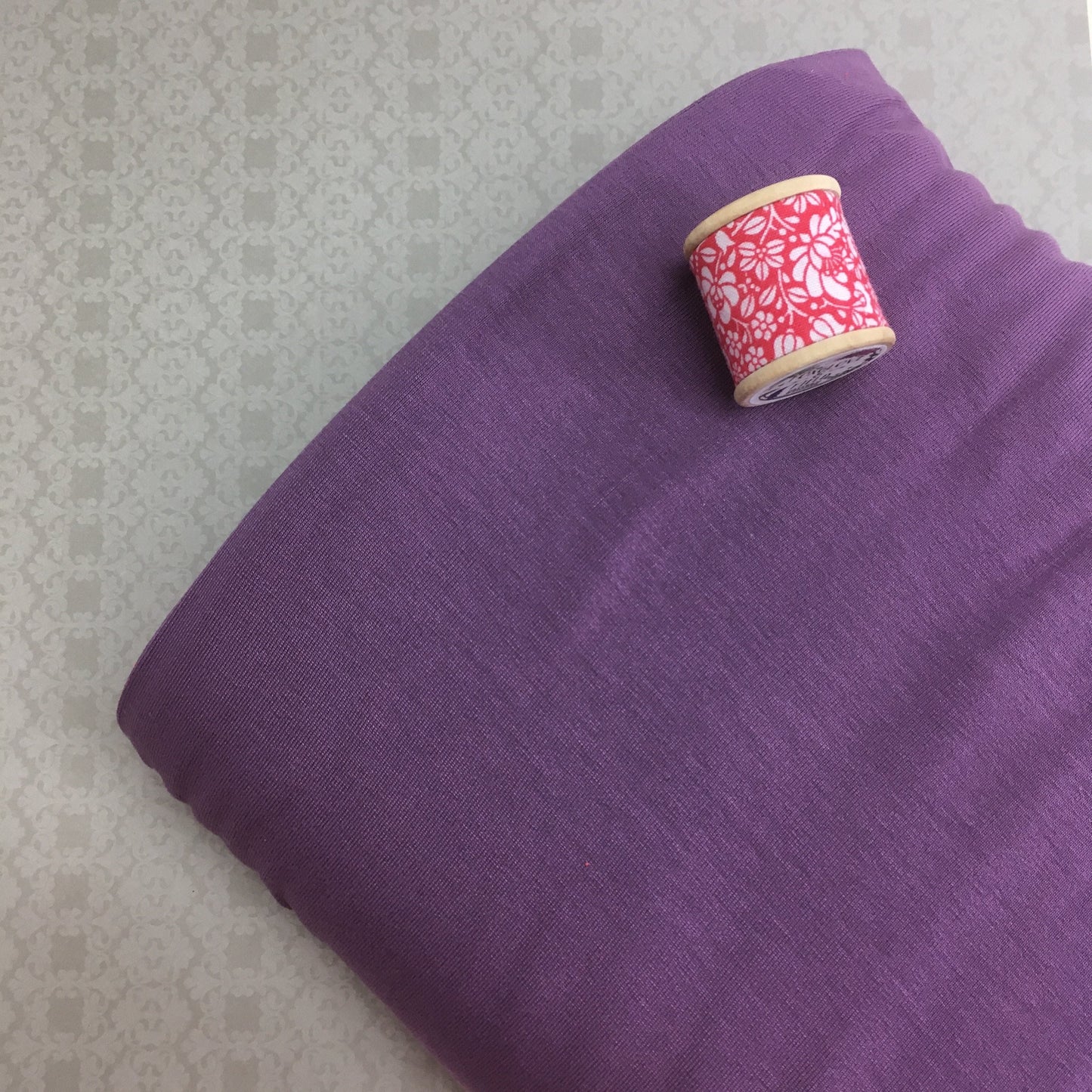 Harper Jersey Knit Fabric Blackberry Mousse