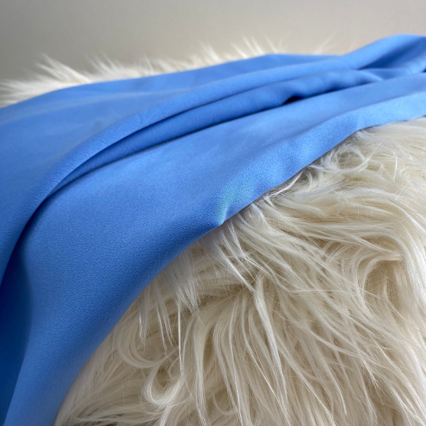 Grace Crepe De Chine Periwinkle 2.15m