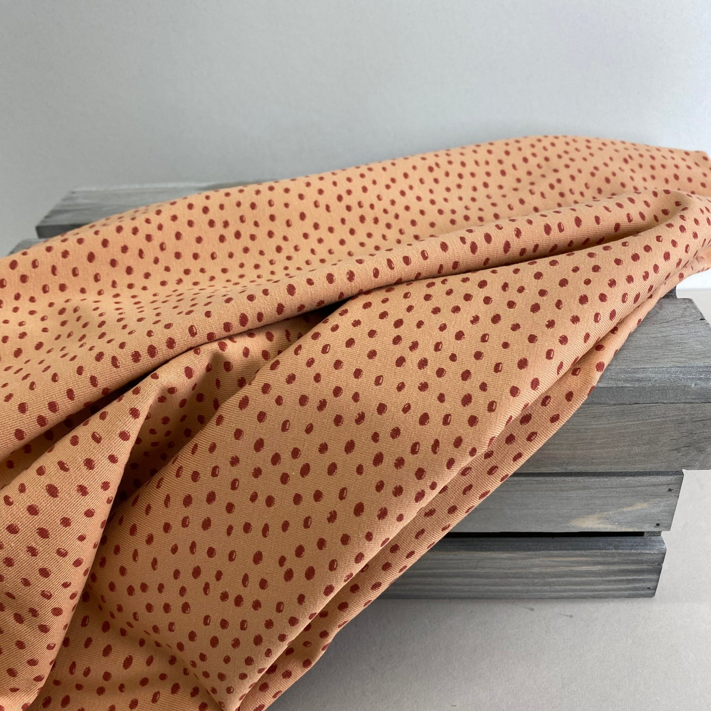 Splodge Jersey Knit Biscotti 1.5m