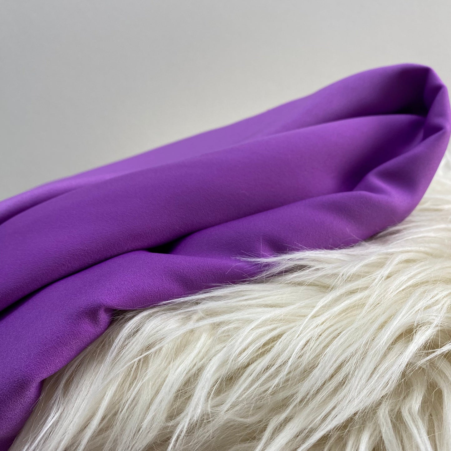 Grace Crepe De Chine Ultraviolet 1.7m