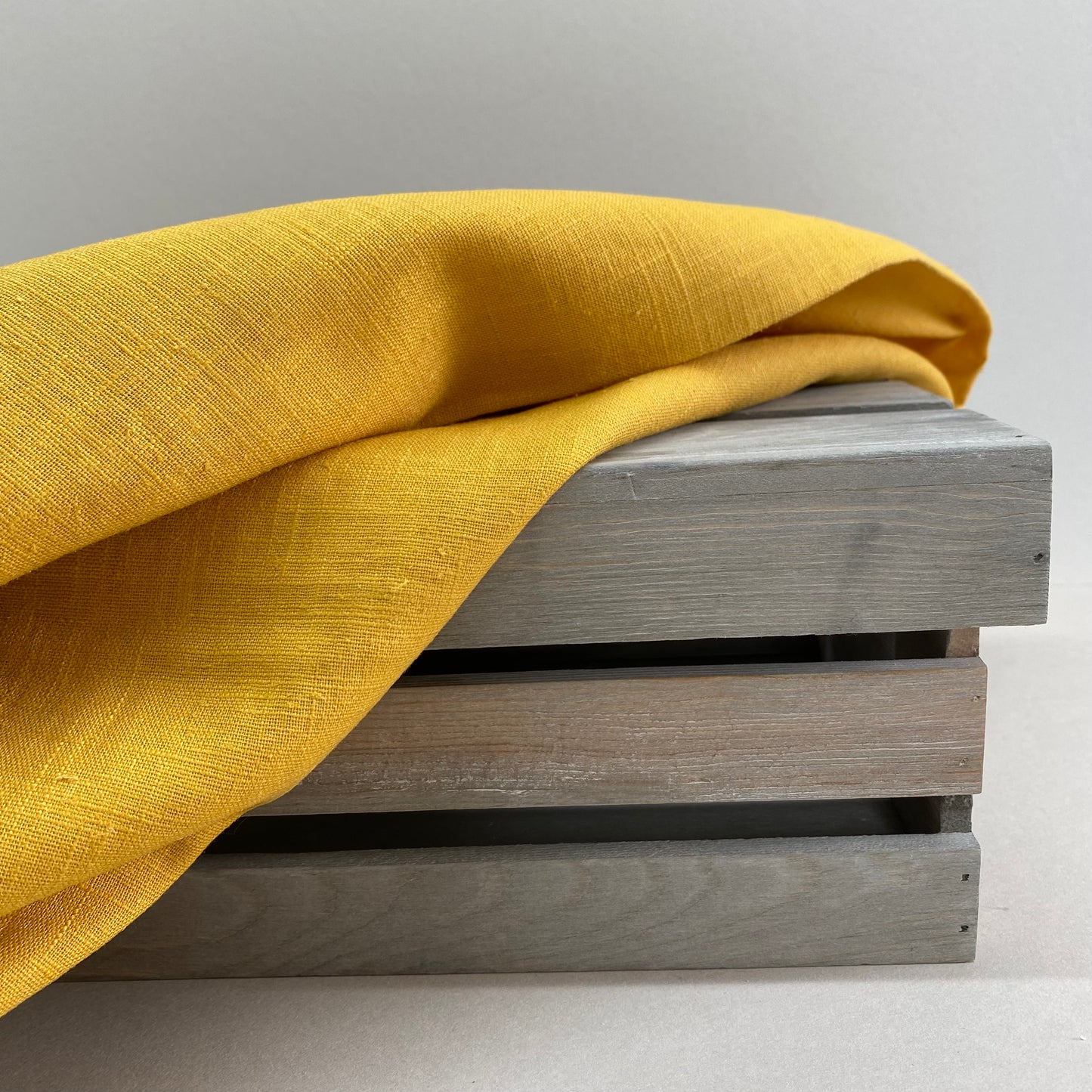 Rebekah Linen Dressmaking Fabric Sunflower