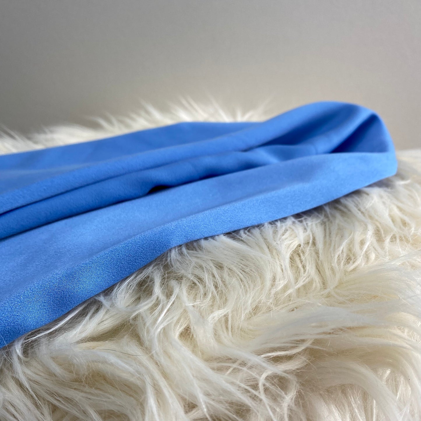 Grace Crepe De Chine Periwinkle 2.15m