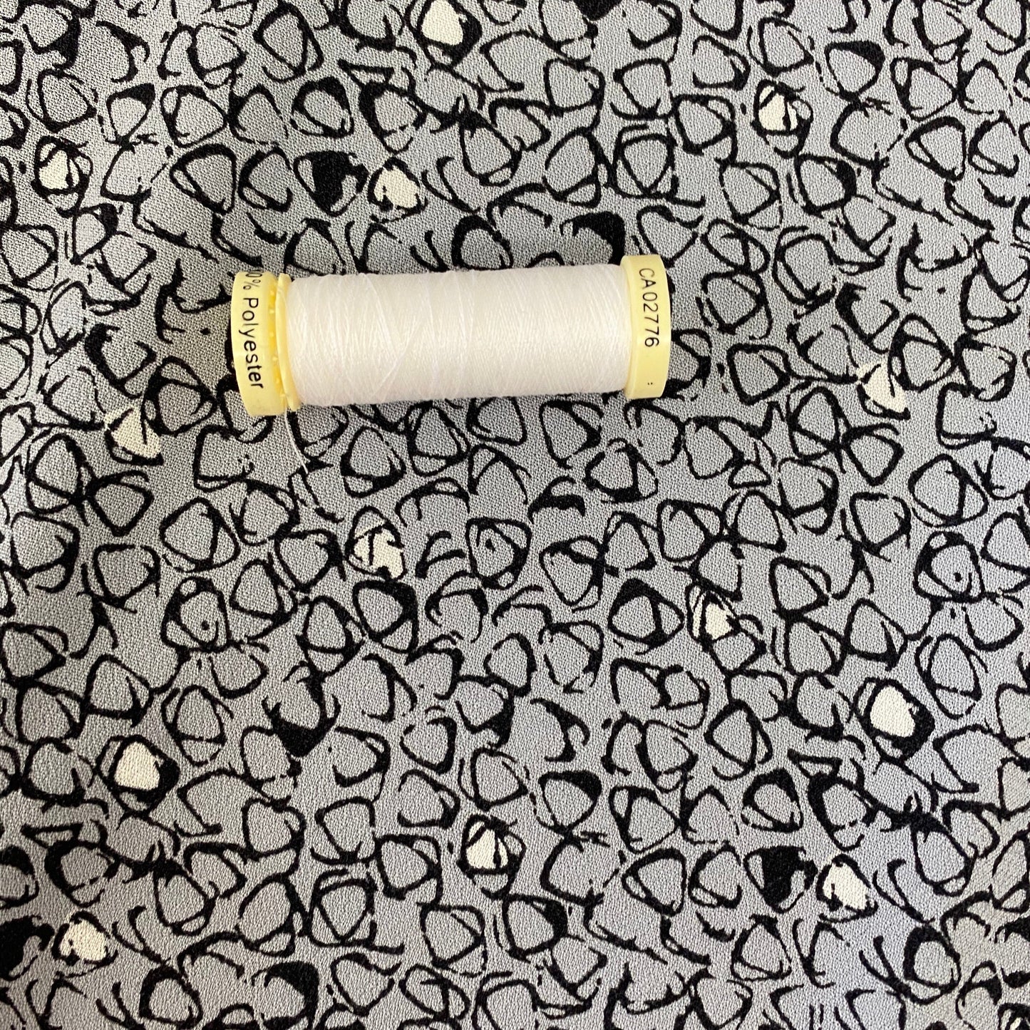 Soft Grey Pebble Viscose Crepe 2.25m