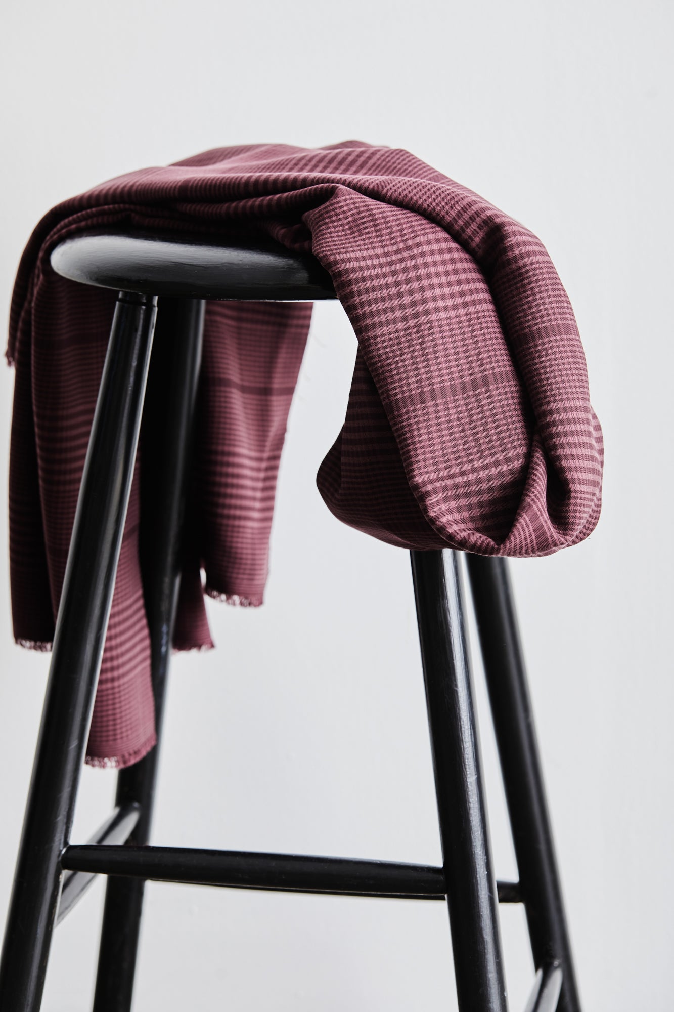 meetMILK Two- tone Plaid Check Maroon