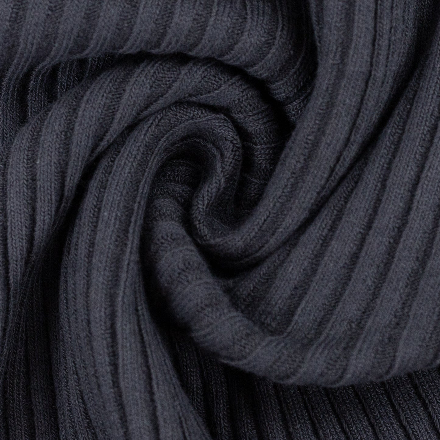 Una Cotton Knit Ribbing Anthracite