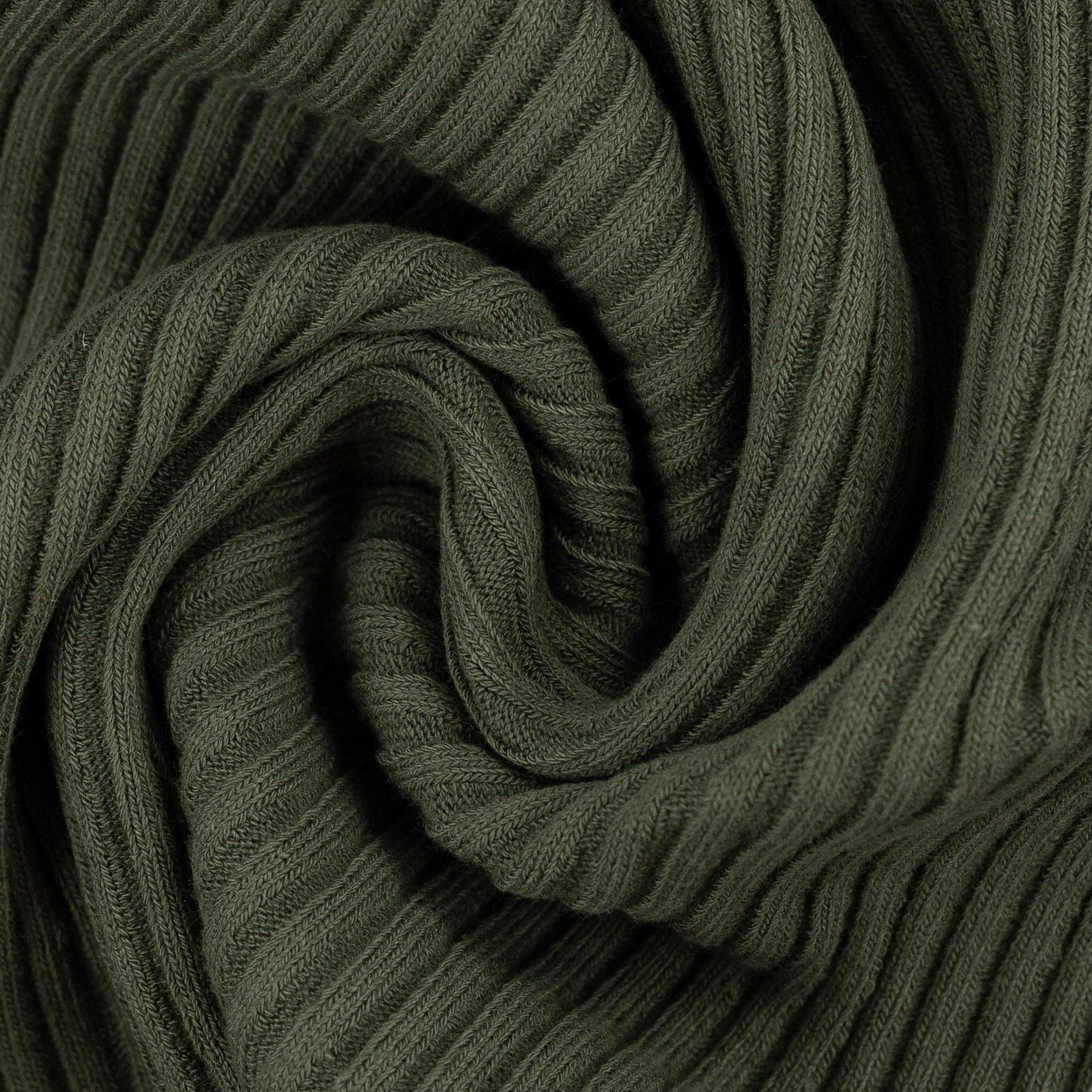 Una Cotton Knit Ribbing Olive