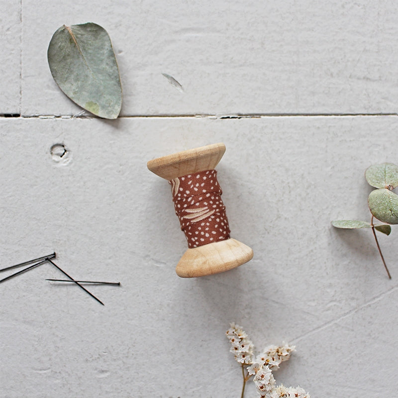 Atelier Brunette Dune Chestnut Crepe Bias Binding