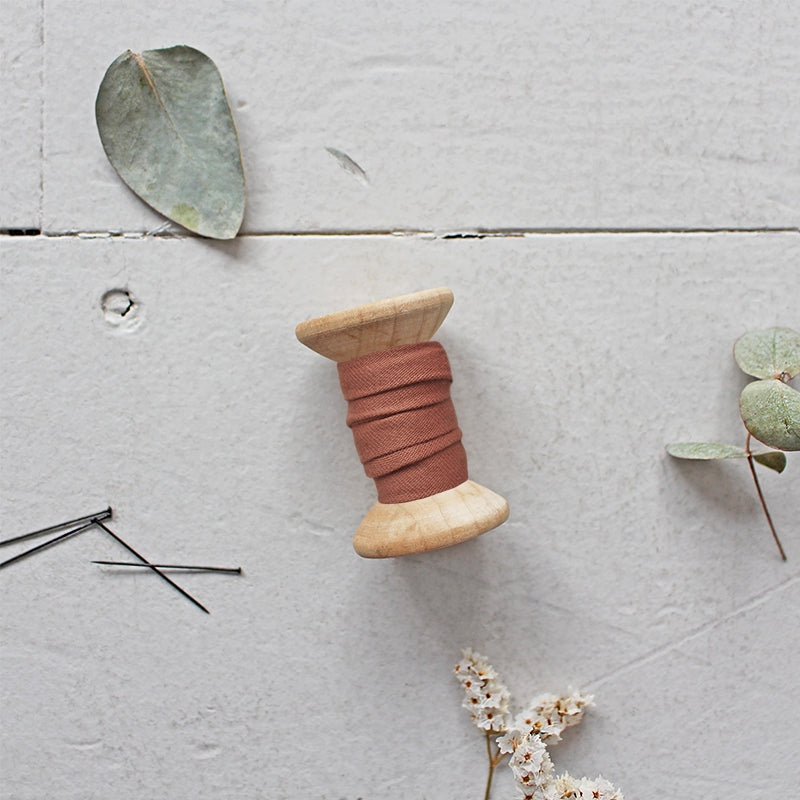 Atelier Brunette Stardust Chestnut Cotton Bias Binding