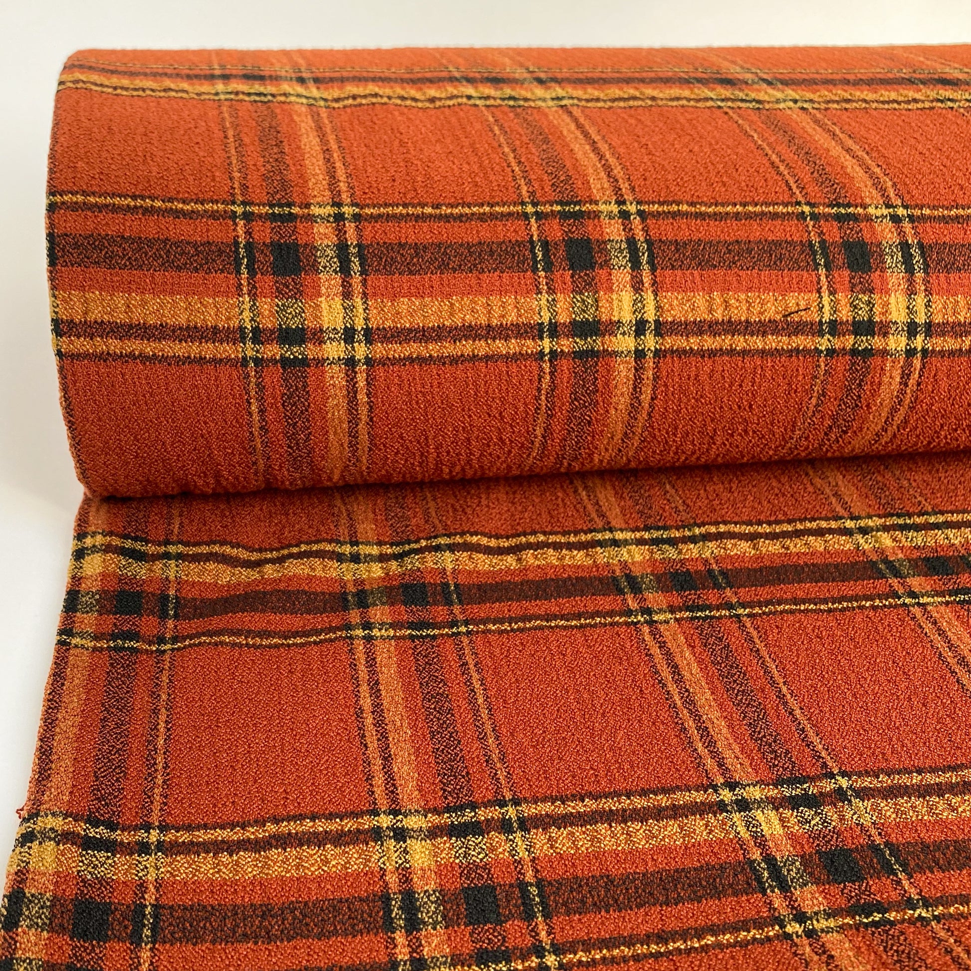 Swatch Club Autumn Edit for Autumn Windowpane Check Russet