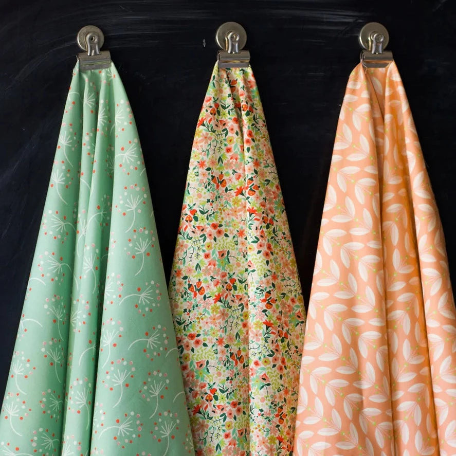 Monaluna Armour Vert Organic Poplin Dandelion Vert