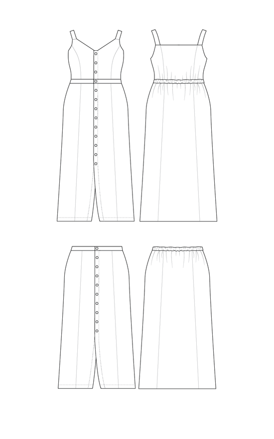 Cashmerette Holyoke Maxi Dress & Skirt Pattern 12-28