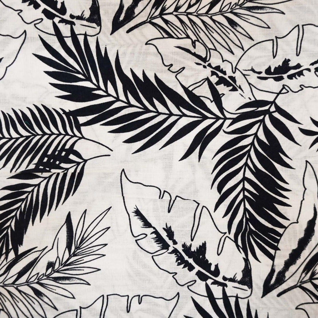 Leaves Cotton Poplin