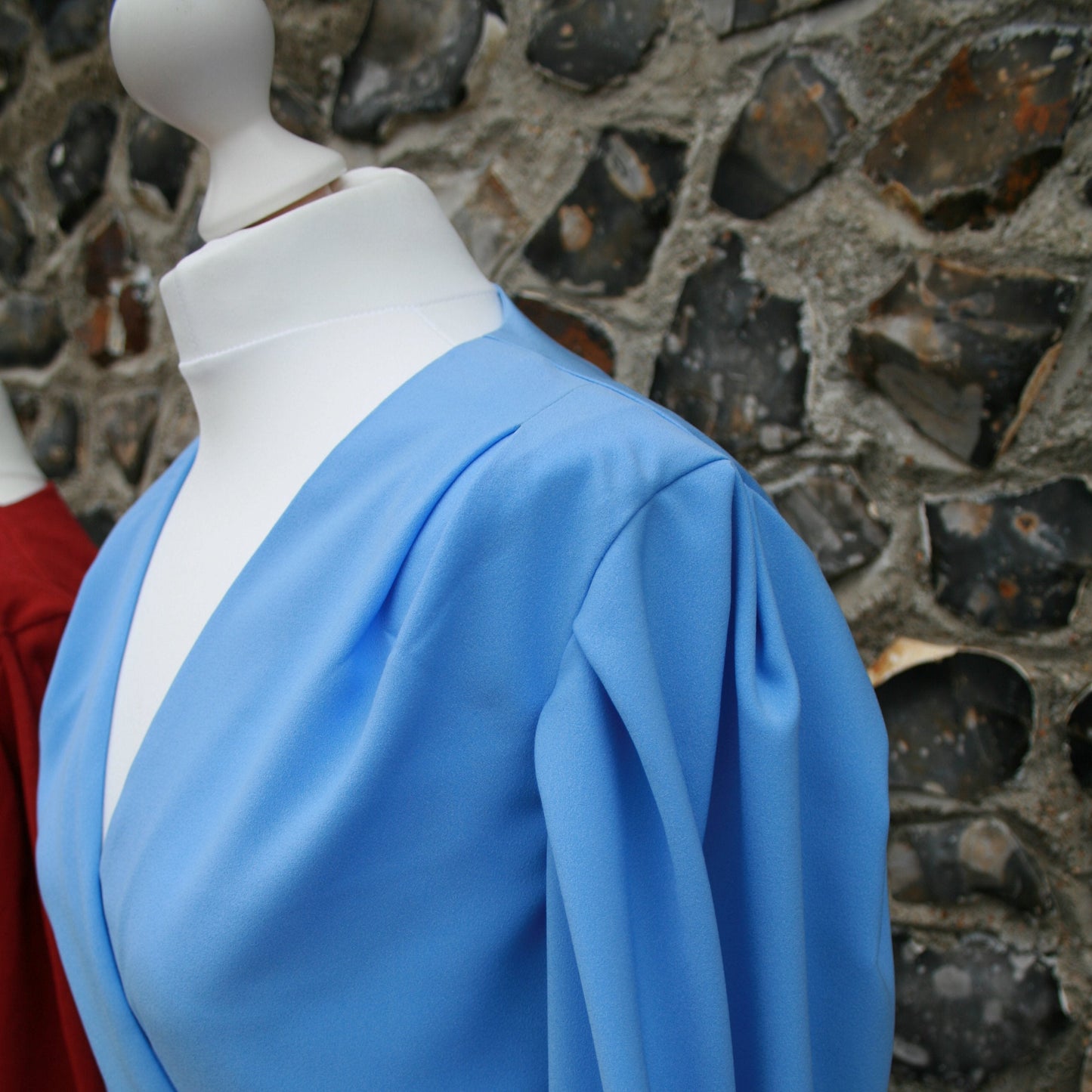 McCalls Sasha Dress in Swatch Club Grace Crepe Perwinkle