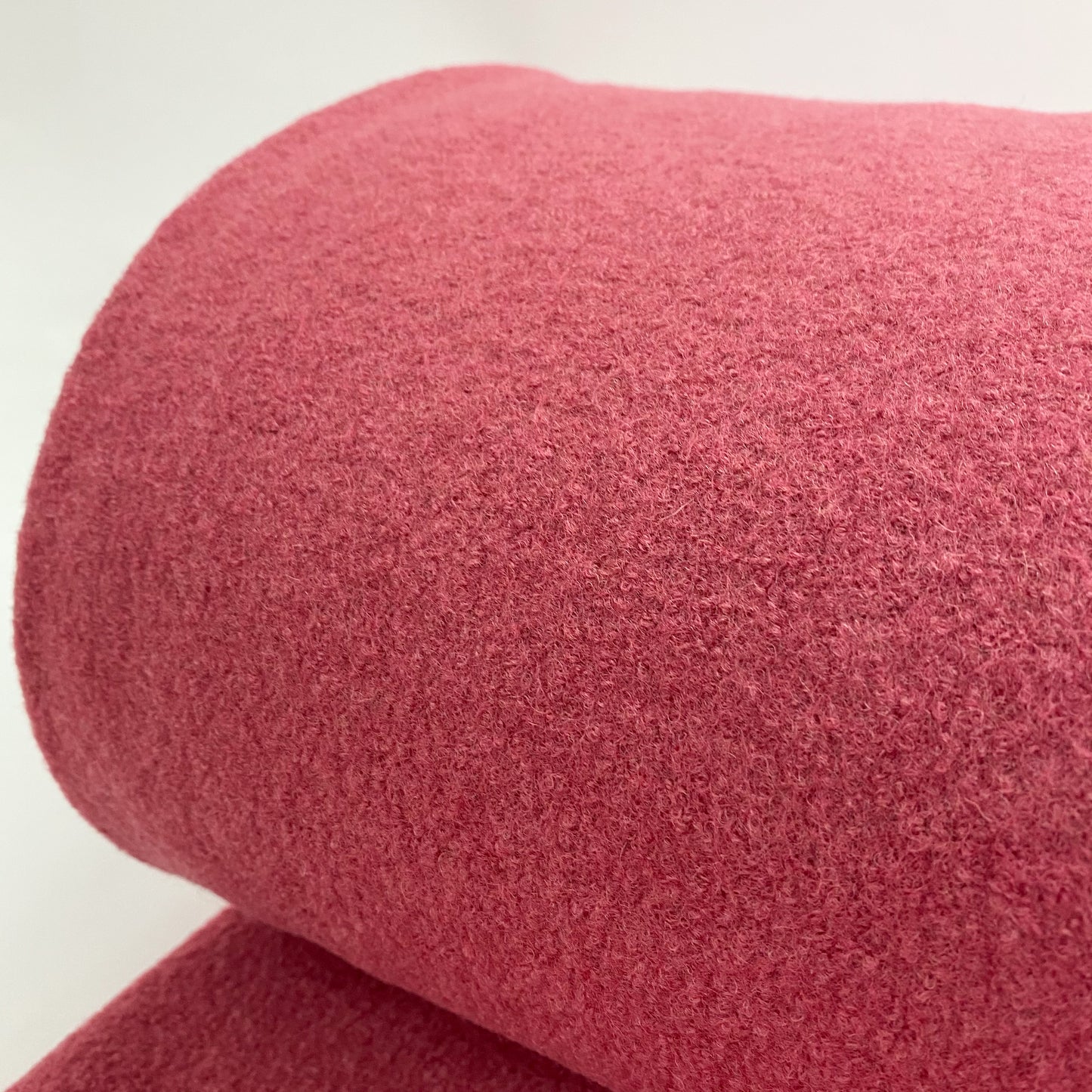 Pure Wool Coating Rhubarb Mousse